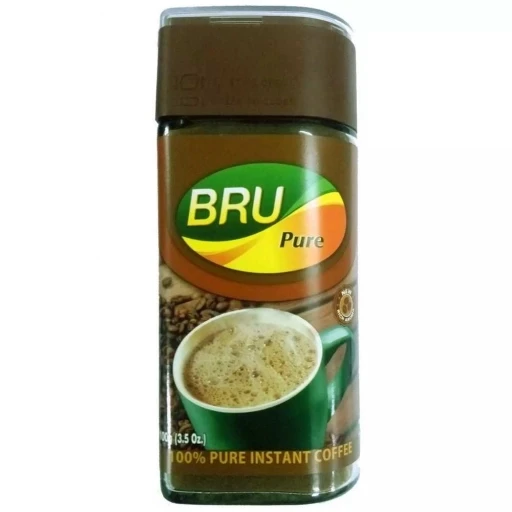 Bru Pure 100% Pure Instant Coffee 100gm