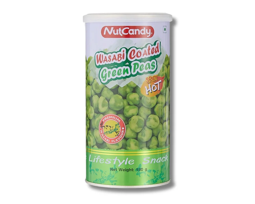 Nutcandy Wasabi Coated Green Peas 180gm