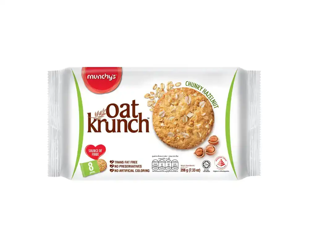 Munchy's Oat Krunch Chunky Hazelnut 208gm