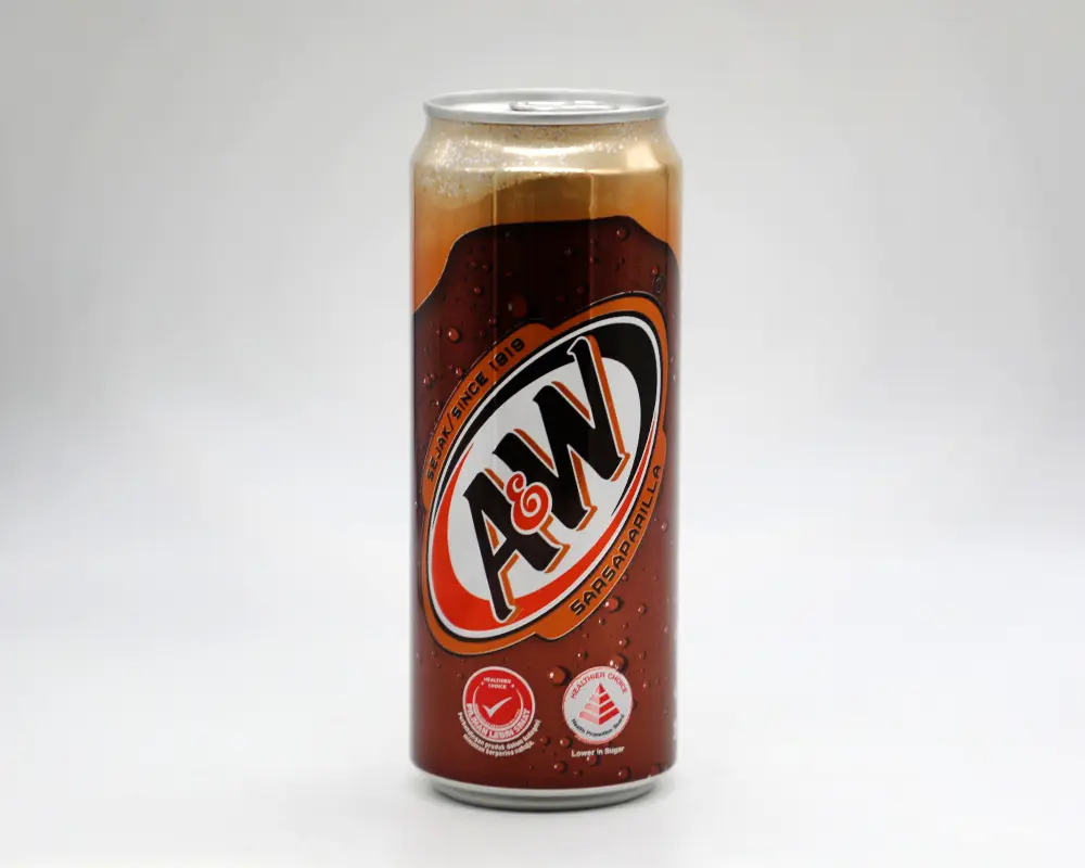 A&W Sarsaparilla Root Beer 325(±)5ml Can