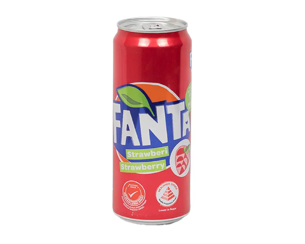 Fanta Strawberry Flavour Drinks 330(±)10ml Imported (Can)
