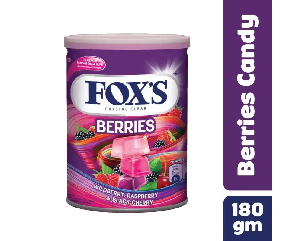 Fox's Crystal Clear Berries 180gm
