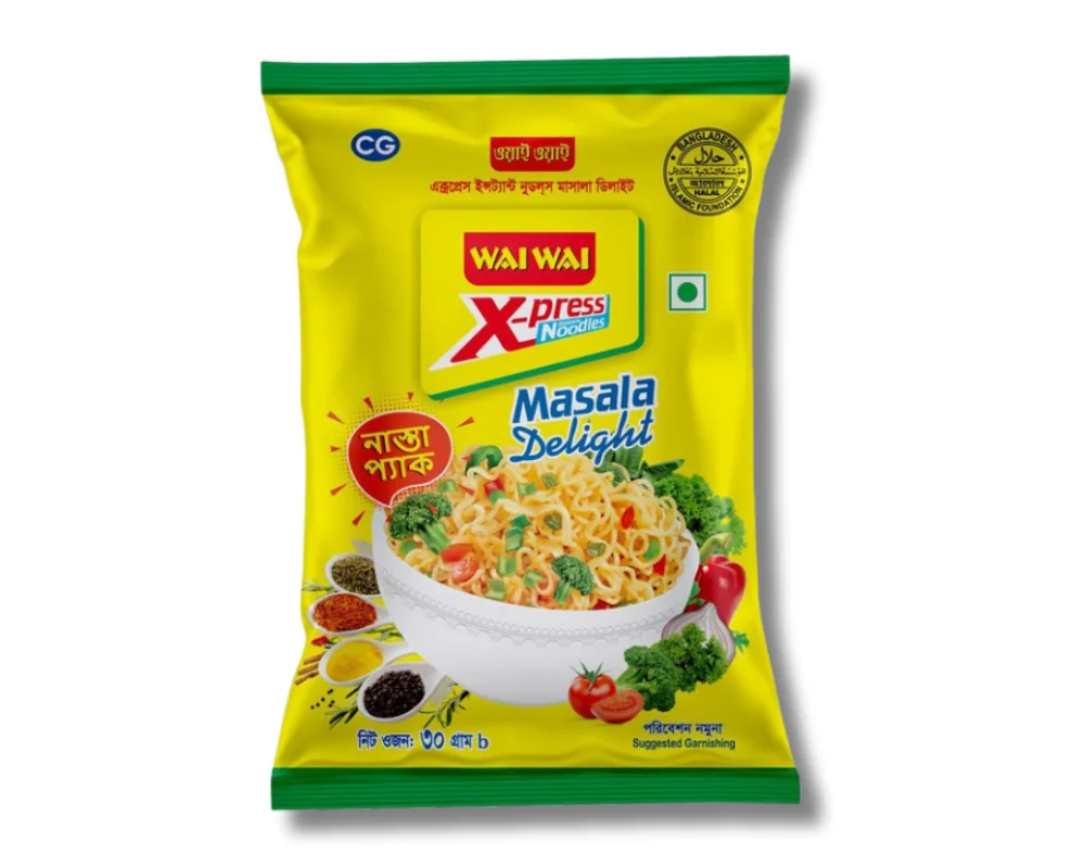 Wai Wai Masala Delight X-Press Noodle 400(±)96gm (Buy2 Get1 Free)