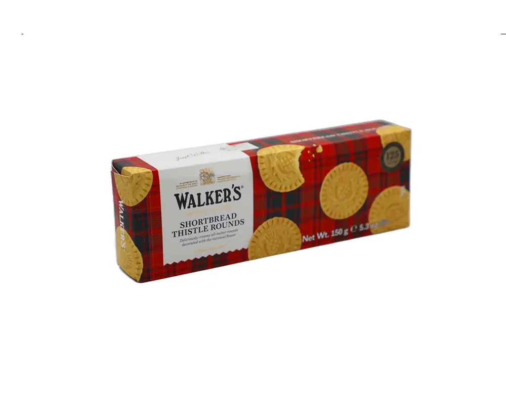 Walkers Pure Butter Shortbread Rounds Biscuits 150gm