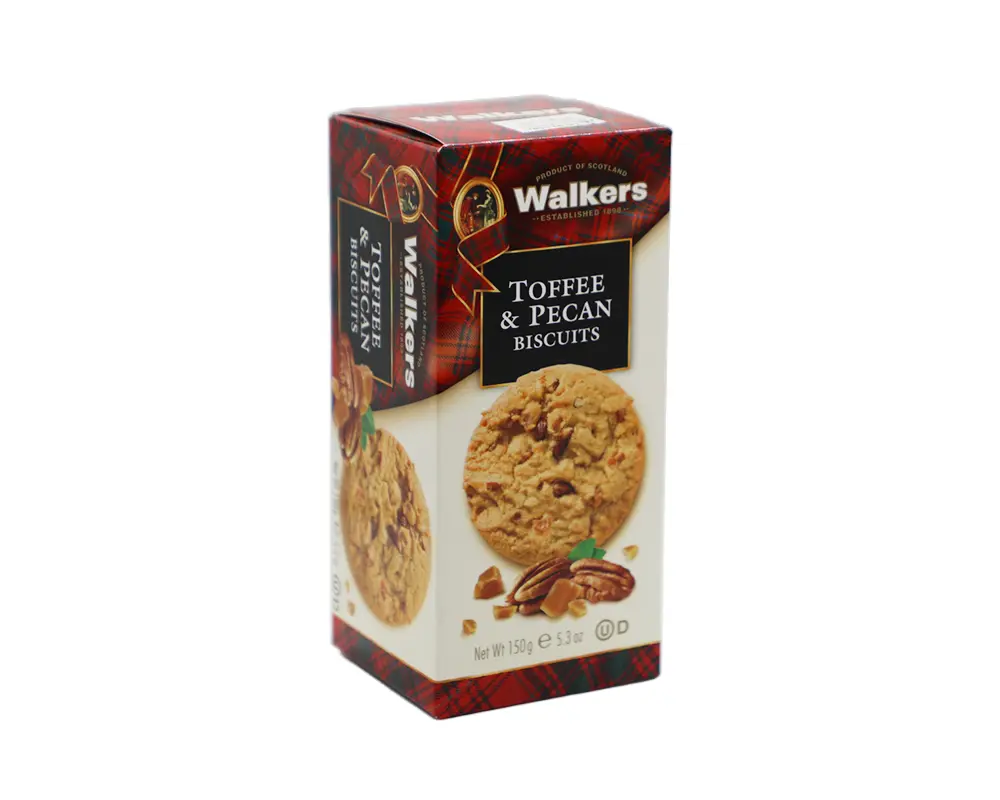 Walkers Toffee & Pecan Biscuits 150gm