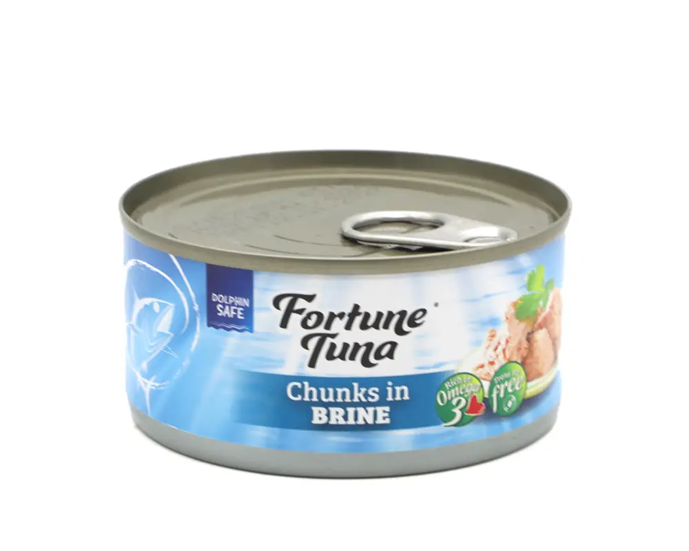 Fortune Tuna Chunks In Brine 185gm Thailand