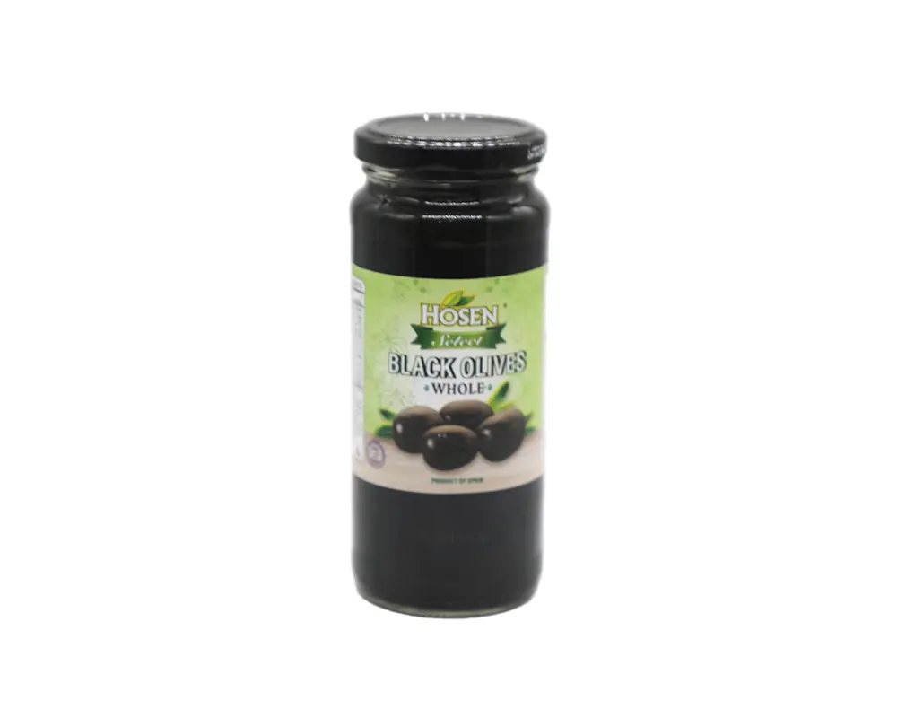 Hosen Black Olives Whole 340(±10)gm