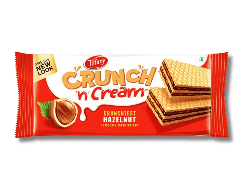 Tiffany Crunch Hazelnut Cream Wafers 153(±)18gm