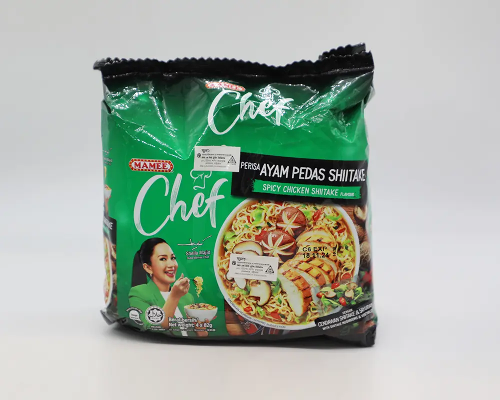 Mamee Chef Instant Noodles Spicy Chicken (4X78)gm